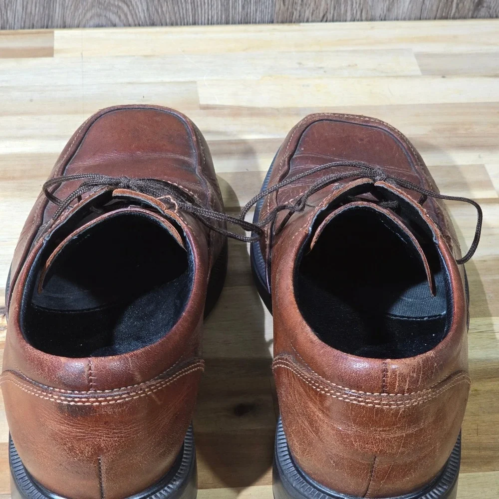 Bostonian PODO Comfort Brown Leather Split Toe Oxford Dress Shoes Men's‎ 9.5 M
